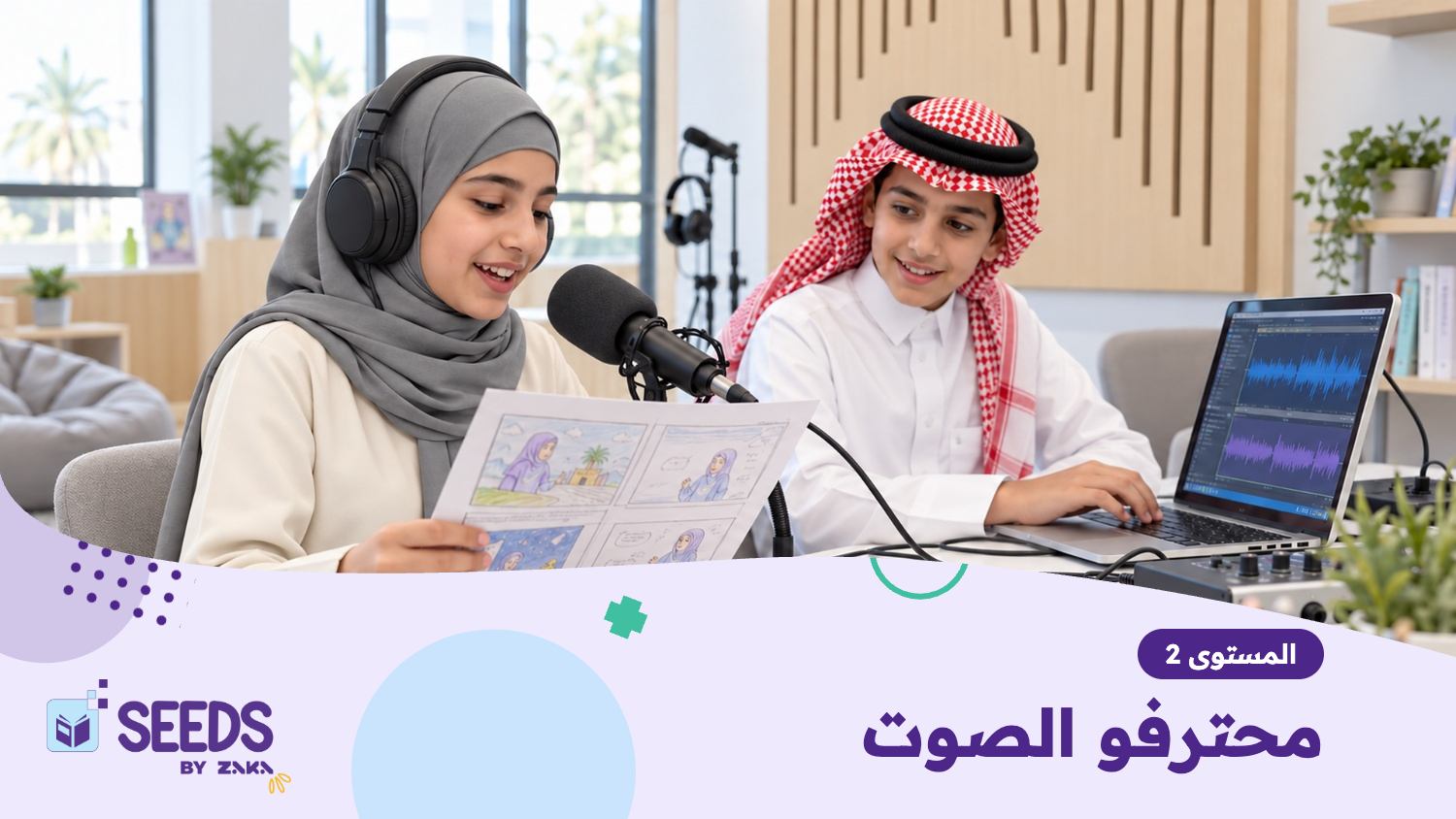 المستوى الثاني: محترفو الأداء الصوتي