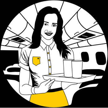 عافية طاقم الطائرة